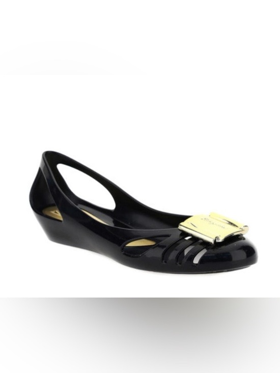 Salvatore Ferragamo Shoes - Salvatore ferragamo  jelly flat with gold hardware